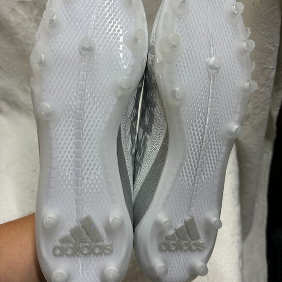 Adidas Adizero Spark Mens Size 13 Molded Football Cleats White Silver GY4521 New main image 6